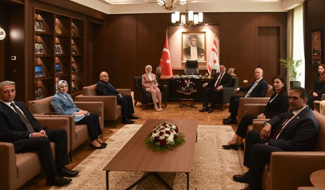 Öztürkler, Göktaş'ı kabul etti: "Ziyaretler ve işbirlikleri, sarsılmaz ve kopmaz bağların bir göstergesi"