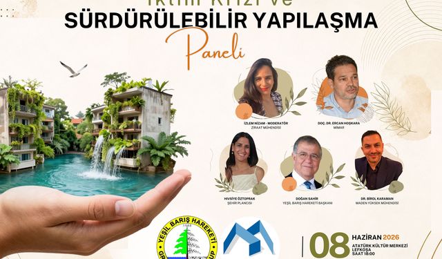 Yeşil Barış Hareketi ile Mimarlar Odası Dünya Çevre Günü nedeniyle panel düzenleyecek