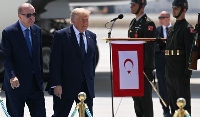 ABD Başkanı Trump Ankara’da… Trump'ı, Erdoğan karşıladı