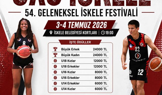 İskele’de soksk basketbol heyecanı