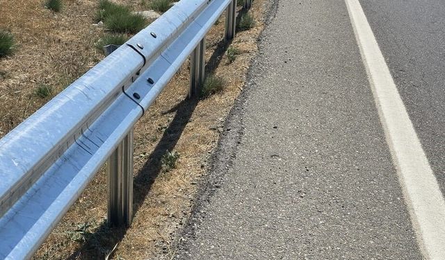 Arıklı, Lefkoşa-Güzelyurt anayolundaki oto korkuluk çalışmalarını inceledi