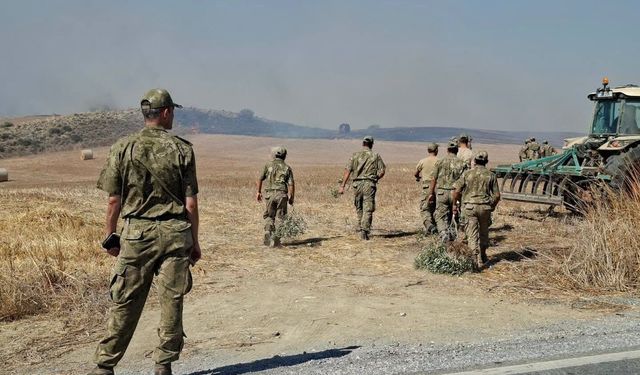SON DAKİKA: YILMAZKÖY-ÇAMLIBEL YOLUNDA YANGIN HIZLA YAYILIYOR