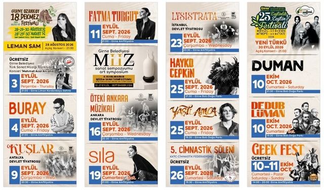 ‘GİRNE ARKIN GROUP FEST26’ BAŞLIYOR!