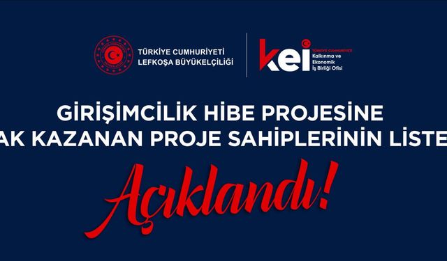 Türkiye Cumhuriyeti kaynaklı girişimcilik hibe programı sonuçları açıklandı
