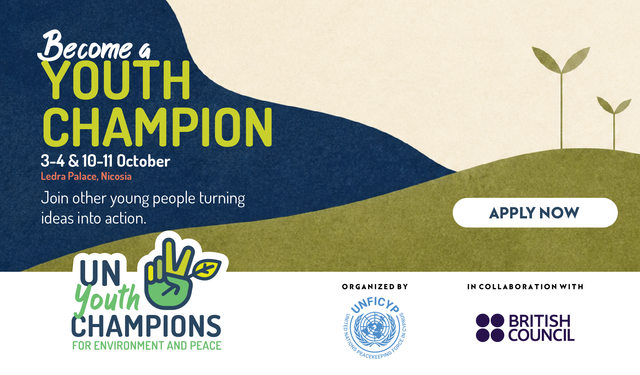 “UN Youth Champions for Environment and Peace” programı Ekim’de yapılacak