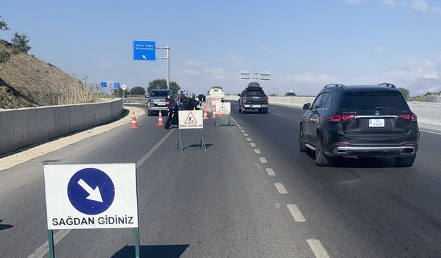 Lefkoşa Kuzey Çevre Yolu'nun bir bölümü trafiğe kapatıldı