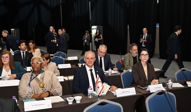 Taçoy, Antalya’daki IAF Uluslararası Bakanlar ve Parlamenterler Toplantısı’na katıldı