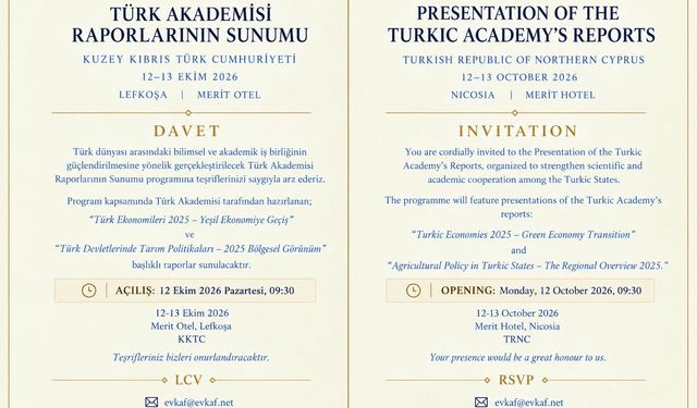 Dışişleri Bakanlığı, Vakıflar İdaresi ve Türk Akademisi ortak etkinlikte buluşacak