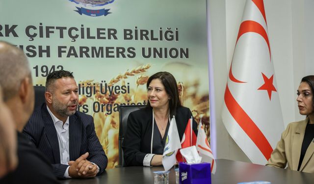 CTP, Kıbrıs Türk Çiftçiler Birliği’ni ziyaret etti: Planlı bir tarım politikası izleyeceğiz