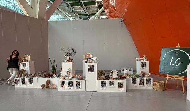 “Sanat İyileştirir” sergisi Ercan Havalimanı’nda sanatseverlerle buluştu