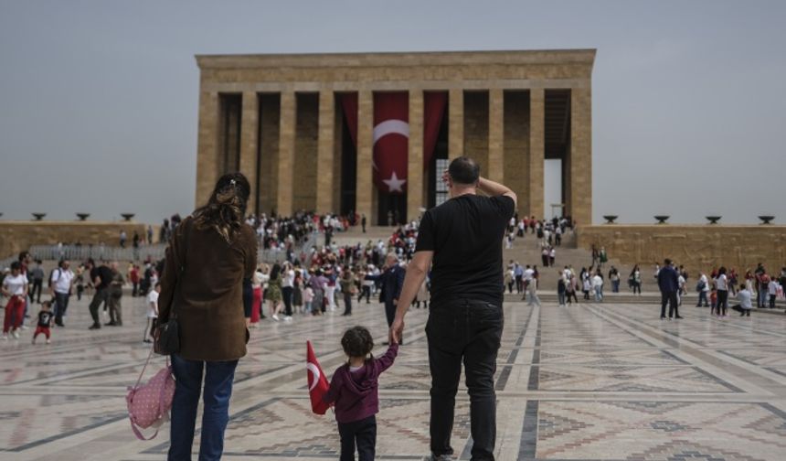 Anıtkabir'de 23 Nisan coşkusu