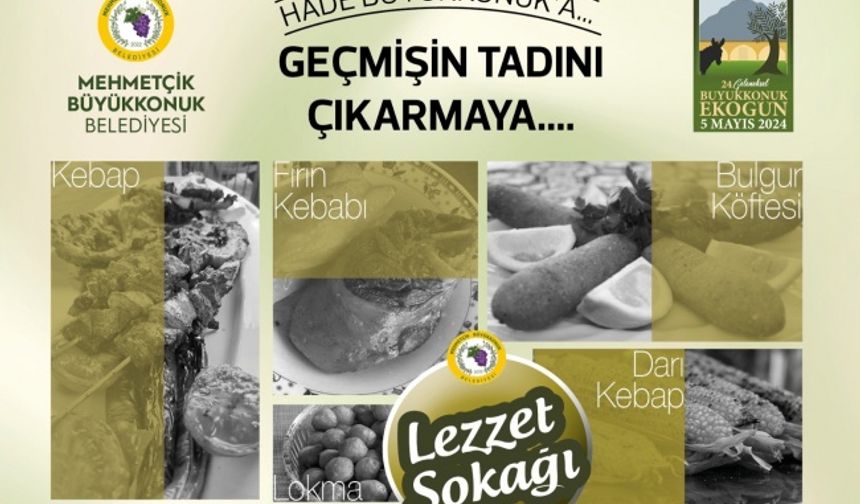 Büyükkonuk Eko Gün bu pazar..."Lezzet Sokağı" oluşturuldu