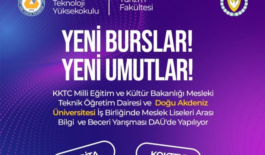 “Meslek Liseleri Arası Bilgi ve Beceri Yarışmaları” yarın DAÜ’de yapılıyor