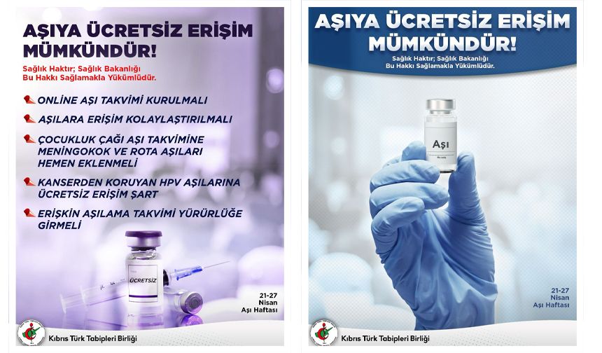 KTTB:"Aşı Herkesin Hakkı! Ücretsiz Olmalı"