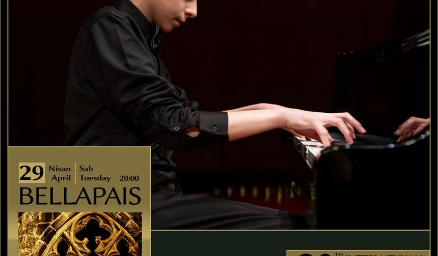 20. Uluslararası Bellapais İlkbahar Müzik Festivali'nde 13 Yaşındaki Piyanist Hasan Minalay Resital verecek