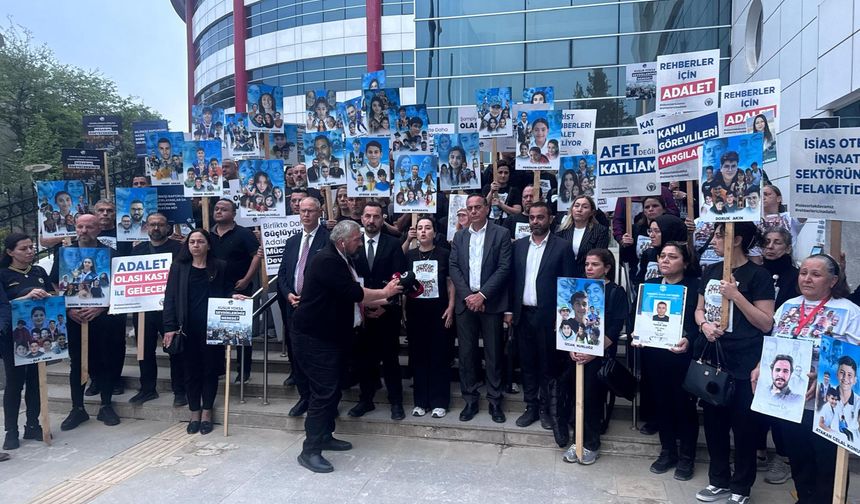 Esendağlı ve Karakaya duruşma sonrası basın açıklaması yaptı