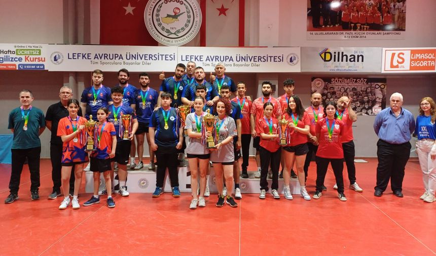 Masa Tenisinde Federasyon Kupası heyecanı yaşandı