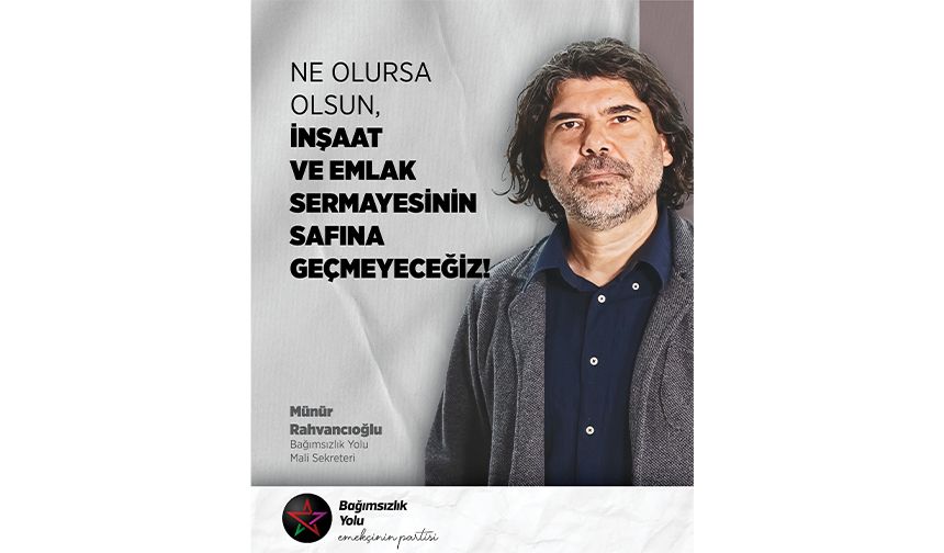Rahvancıoğlu, inşaat ve emlak sektörünü eleştirdi