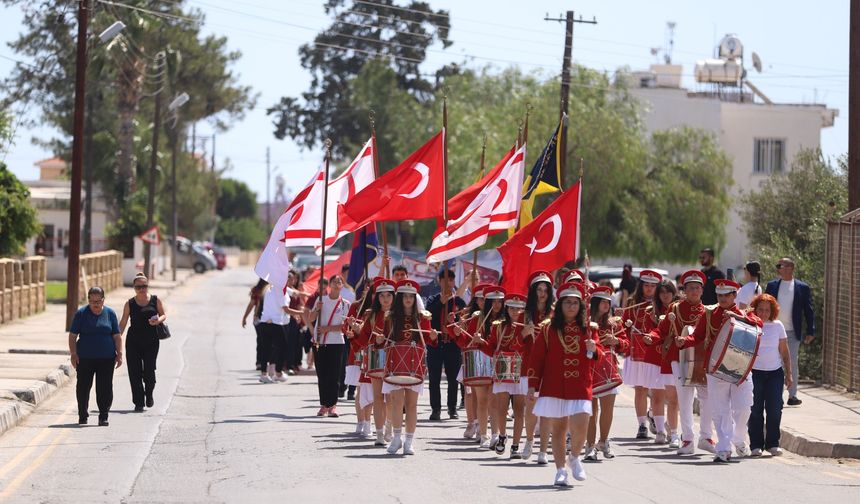 İskele’de “Atamıza Saygı ve Bağlılık Yürüyüşü” düzenlendi