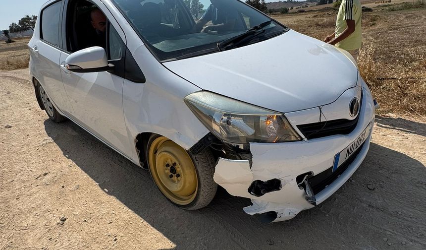Yılmazköy-Çamlıbel ana yolunda kaza...1 yaralı