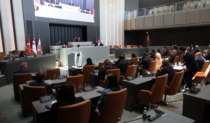 Meclis Genel Kurulu bugünkü çalışmalarını tamamladı
