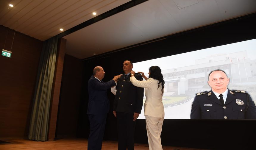 Polis Genel Müdürü Adalıer’e rütbesi Cumhurbaşkanlığı'nda takdim edildi