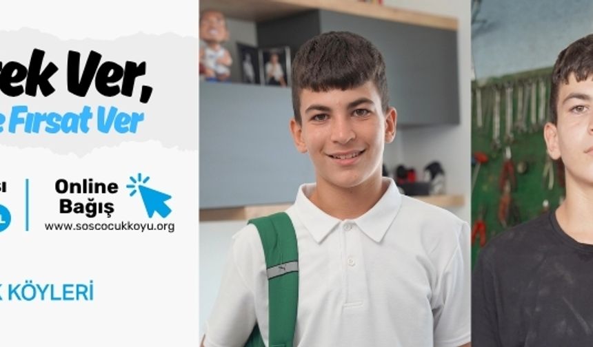 SOS Çocuk Köyü Derneği, eğitime destek amacıyla bağış kampanyası düzenledi