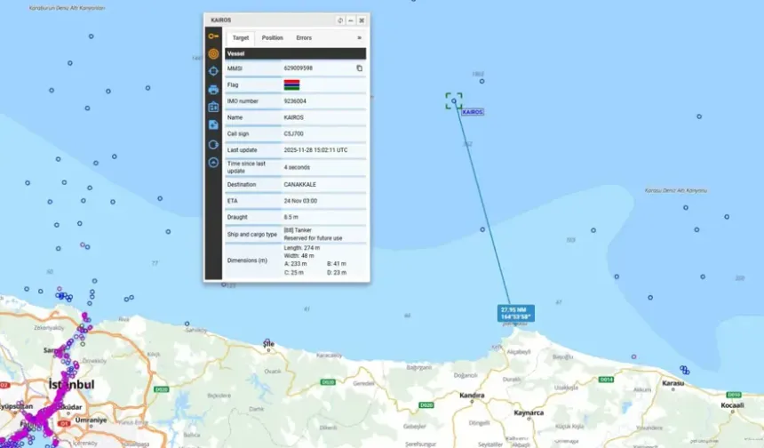 Karadeniz'de iki tankerde patlama ve yangın