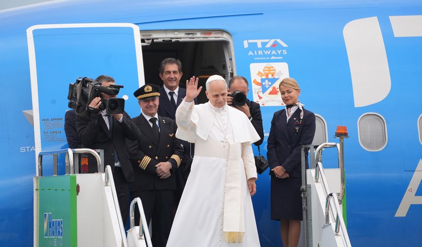 Vatikan Devlet Başkanı Papa 14. Leo Türkiye'den ayrıldı