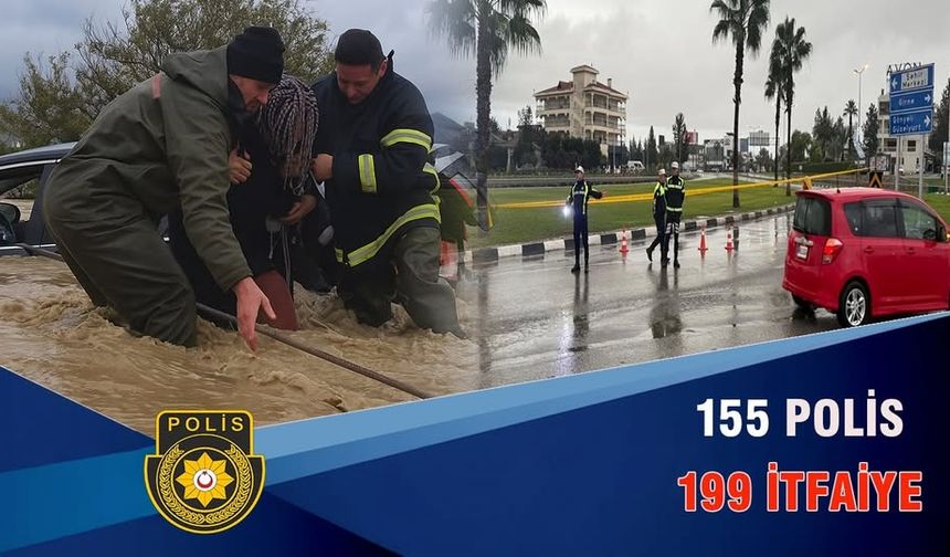 POLİS VE İTFAİYE EKİPLERİ VATANDAŞIN YARDIMA KOŞMAYA DEVAM EDİYOR …