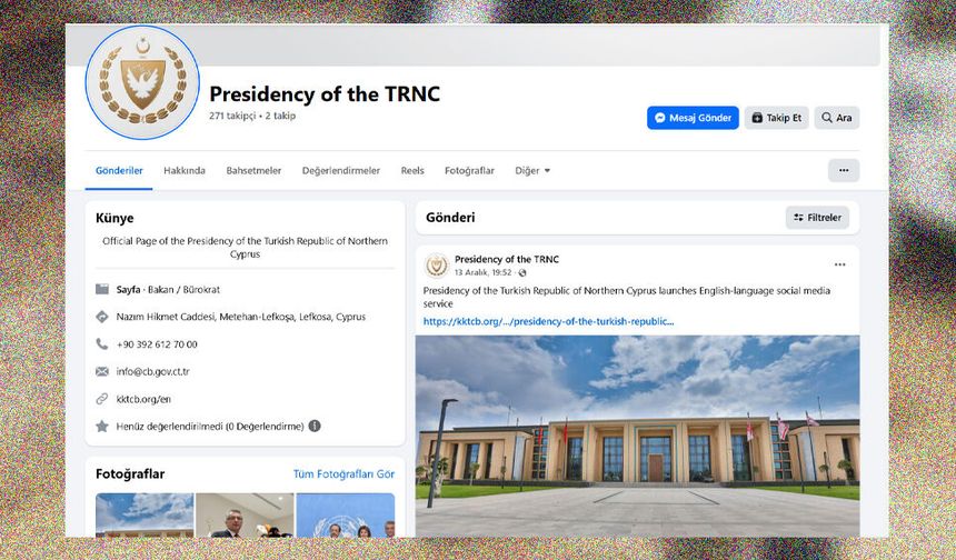 Cumhurbaşkanlığı’nın İngilizce sosyal medya hesapları devrede…