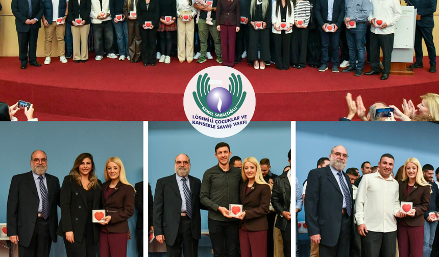 Kıbrıs’taki kök hücre donörleri onuruna etkinlik