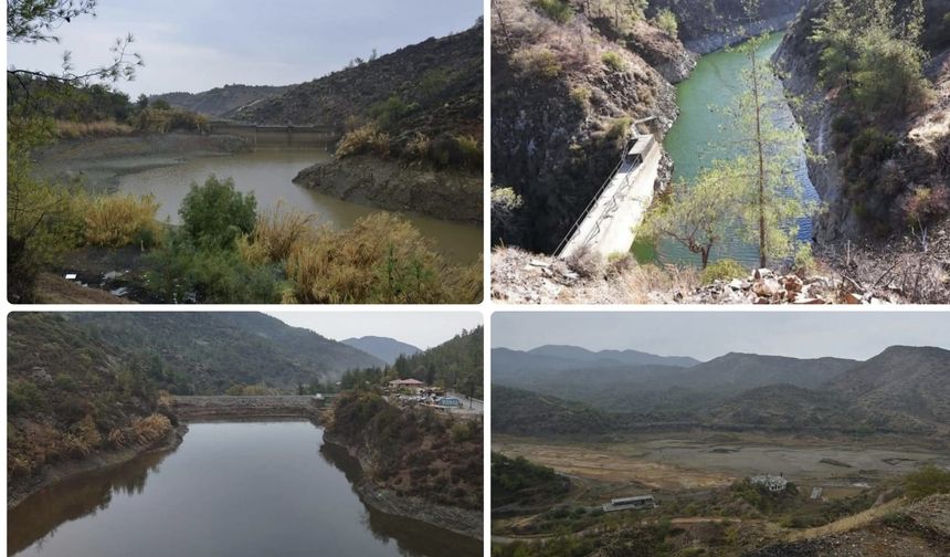 Lefke Belediyesi barajların doluluk oranlarını paylaştı: “Taşkın riski yok”