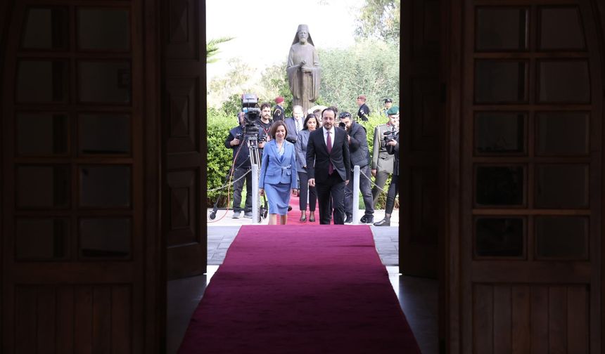 Moldova Cumhurbaşkanı Güney Kıbrıs'ta