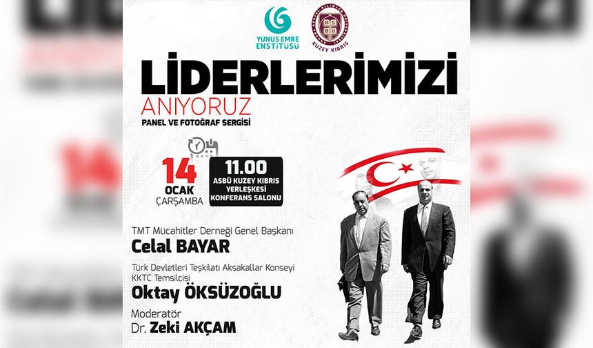 Dr. Fazıl Küçük ve Rauf Raif Denktaş için anma programı düzenlenecek