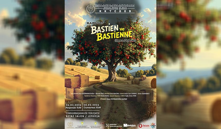 KKTCDOB’dan çocuklar ve gençlere özel opera: “Bastien ve Bastienne”