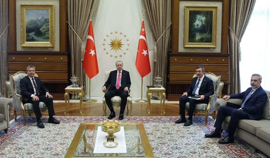 Türkiye Cumhurbaşkanı Erdoğan, Başbakan Üstel'i kabul etti