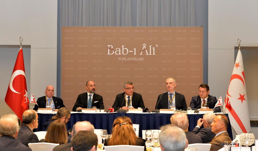 Cumhurbaşkanı Erhürman Bab-ı Âli Toplantıları’nın 35’inci dönemine onur konuşmacısı olarak katıldı