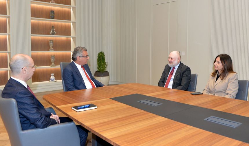 Cumhurbaşkanı Erhürman UNDP Kıbrıs Ofisi Direktörü Khaydarov’ı kabul etti