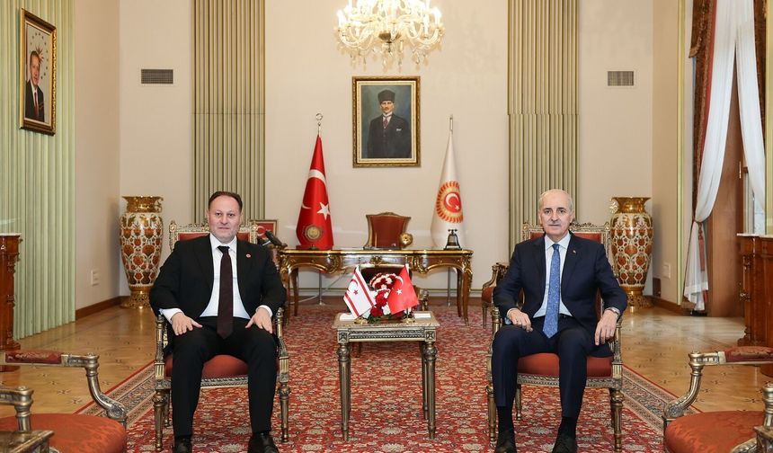 Öztürkler, TBMM Başkanı Kurtulmuş ile Ankara’da bir araya geldi