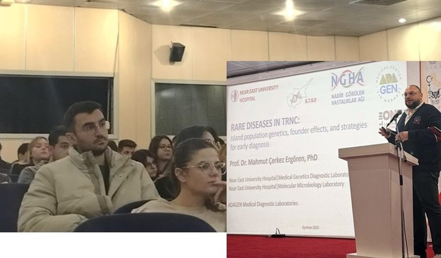 GAÜ'de “Nadir Hastalıklar: Ada Genetiği, Kurucu Etkisi ve Erken Tanı Stratejileri” konulu konferans düzenlendi