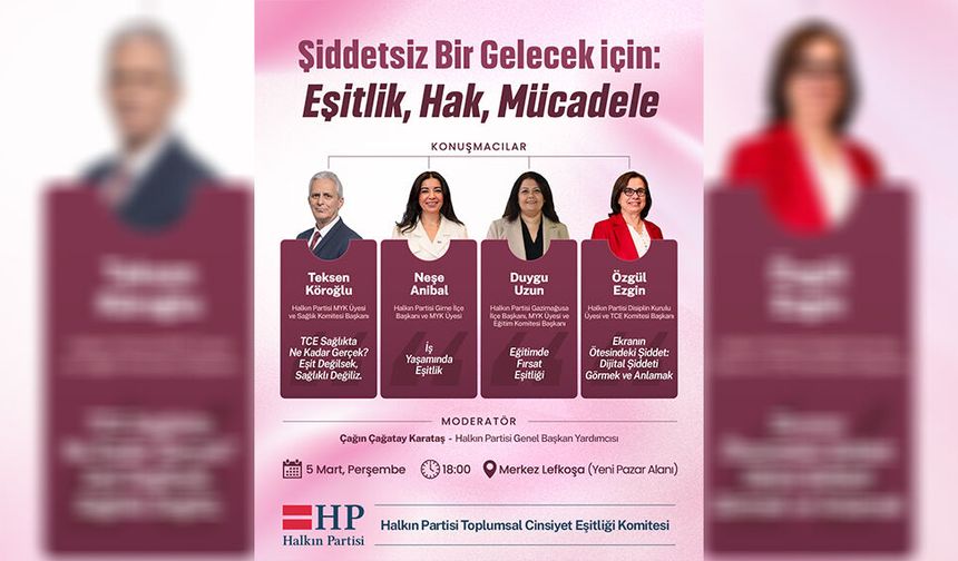 HP 8 Mart için panel düzenliyor