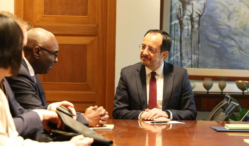 Hristodulidis BM Genel Sekreteri'nin Kıbrıs Özel Temsilcisi ile görüştü