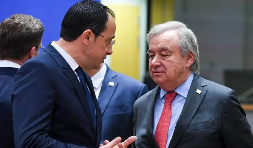 Hristodulidis-Guterres görüşmesi bugün