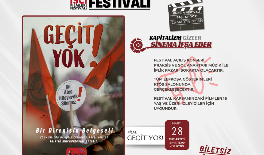 14. Uluslararası İşçi Filmleri Festivali başladı