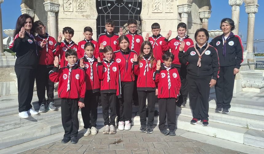 İLDER Girne Belediyesi İzcileri, İzmir’de Uzay Kampı programına katıldı