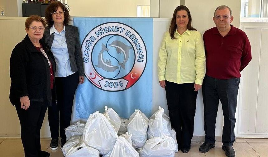 Özgür Hizmet Derneği’nden Ramazan’da yardım… 14 aileye gıda, 10 çocuğa ayakkabı