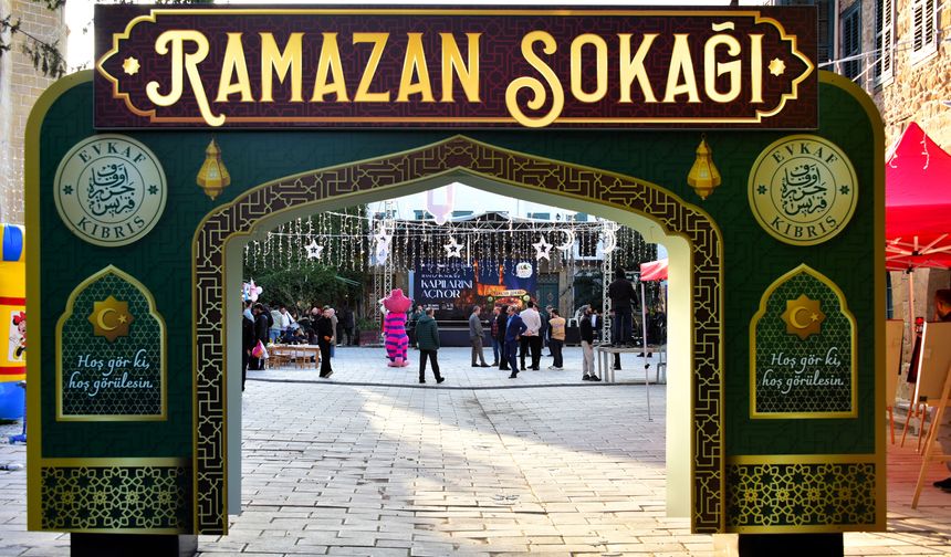 Lefkoşa'da “Ramazan Sokağı” kuruldu