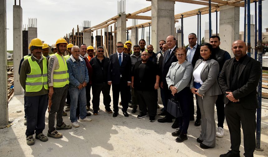 Üstel, Dikmen Sağlık Merkezi inşaatında inceleme yaptı