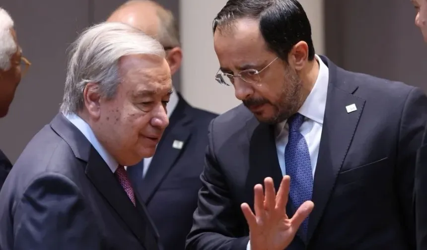 Hristodulidis önümüzdeki perşembe günü Brüksel’de Guterres’le görüşecek